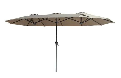 Maze Capri 2.2 x 4m Rectangular Parasol - Clay Beige