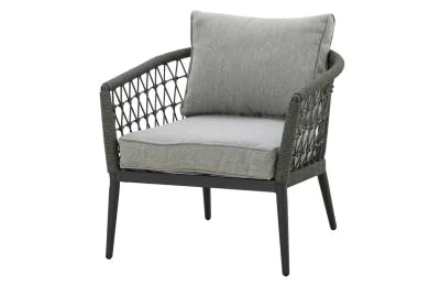 Maze - Monaco Rope Weave Lounge Chair - Ivy Green