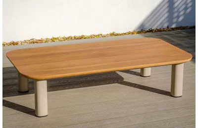 Maze - Sicily Teak Rectangular Coffee Table - Latte